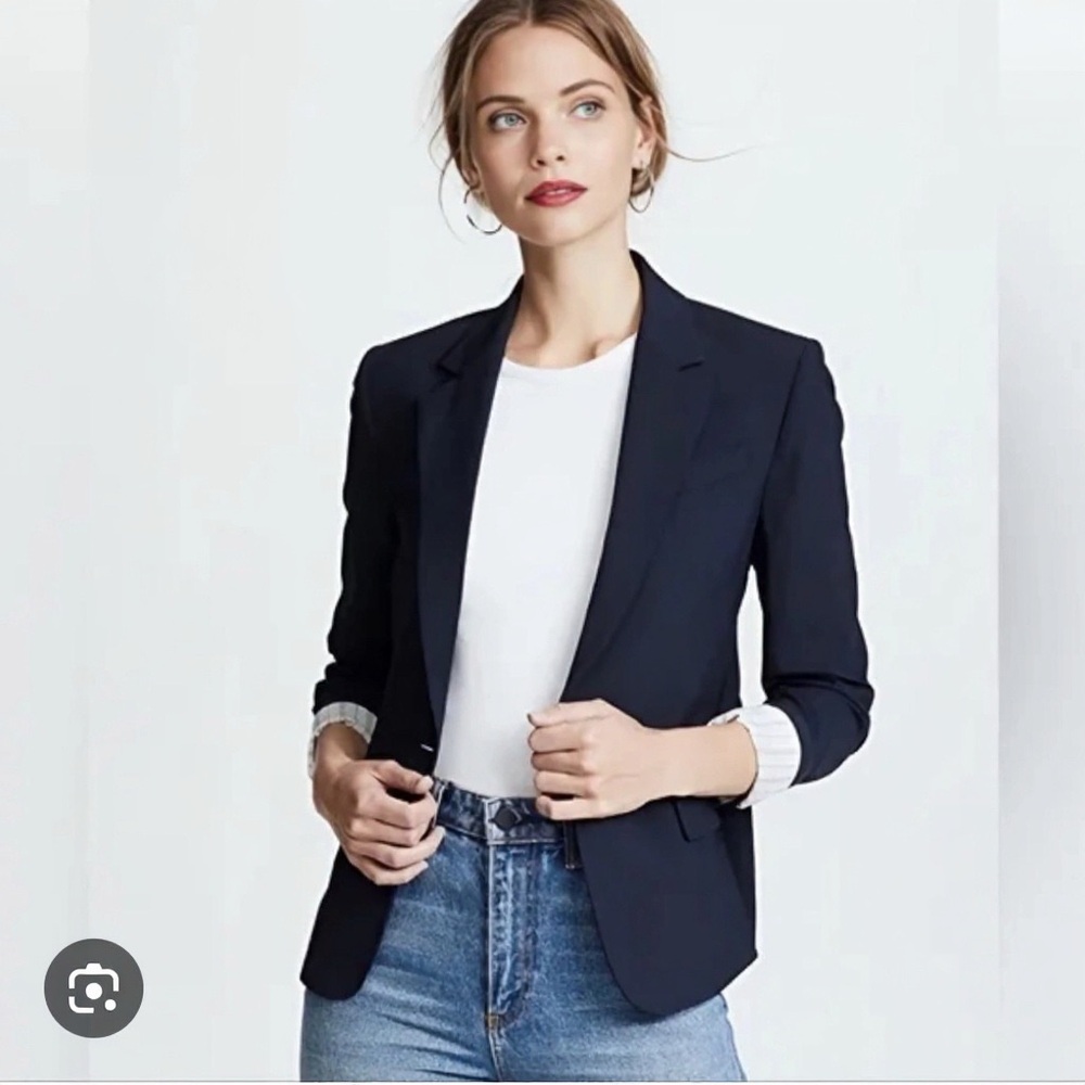 Theory Gabe B Stretch Wool Blazer Size 2
